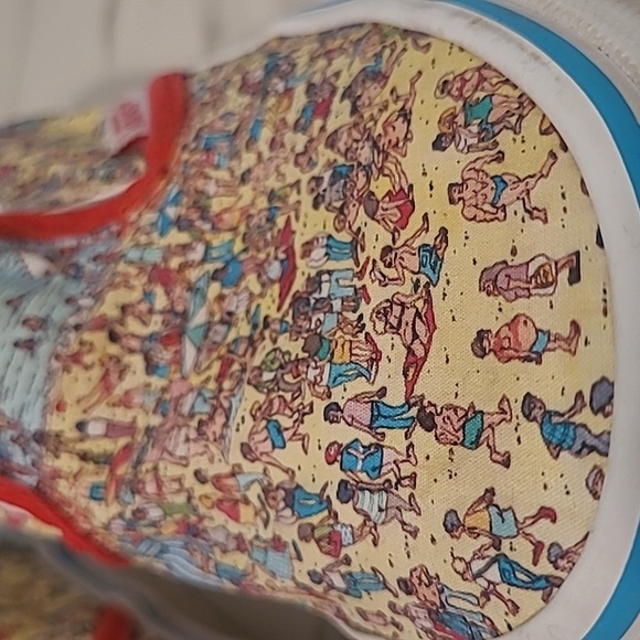 Vans Where's Waldo Kids 13 Multicolor Character Slip-On Skateboard Sneakers - Picture 5 of 10
